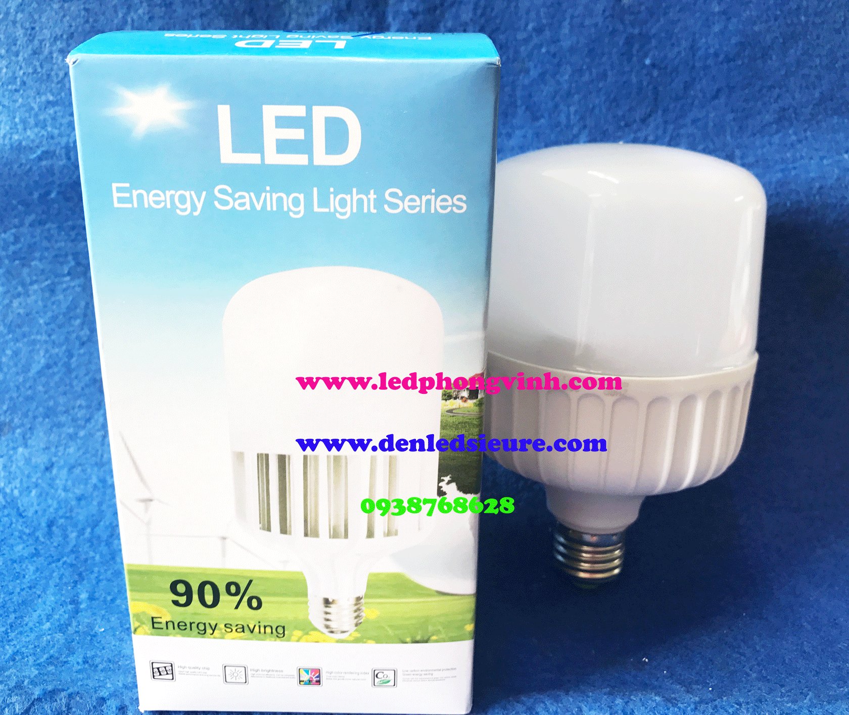 Bóng búp trụ 30W Trắng