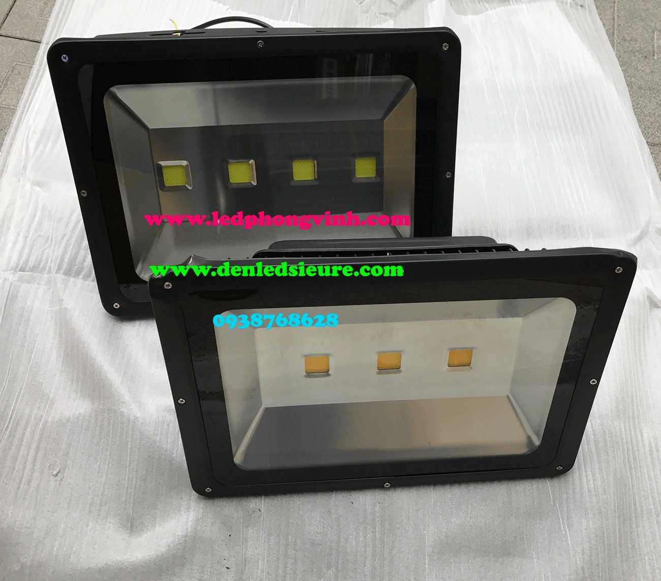 ĐÈN PHA LED VỎ ĐEN 50W ĐỦ CÔNG SUẤT