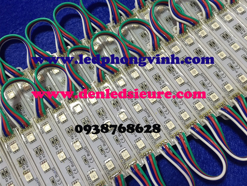 LED MODULE 3 BÓNG RGB7 MÀU